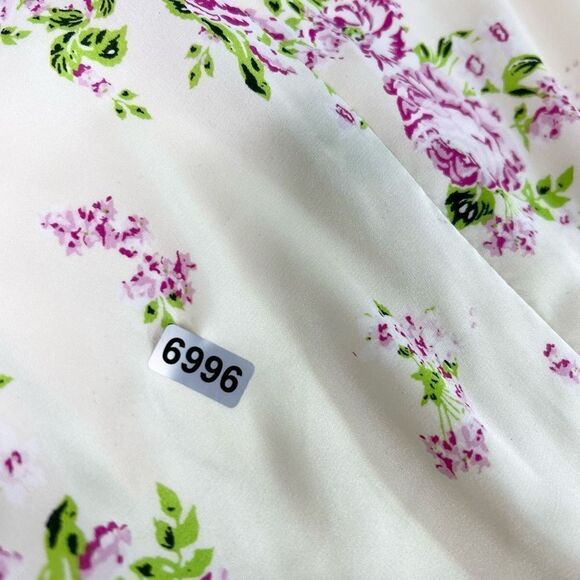 Sage Collective Wrap Dress Womens 4 Full Bloom Floral Tie Waist Long Sleeve - Picture 11 of 11